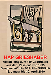 HAP Grieshaber - Ausstellung zum 110. Geburtstag aus der Passion von 1935